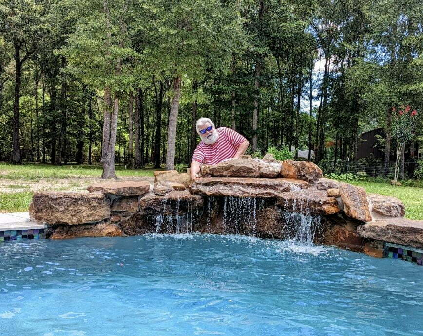 Kingwood Santa at Pool