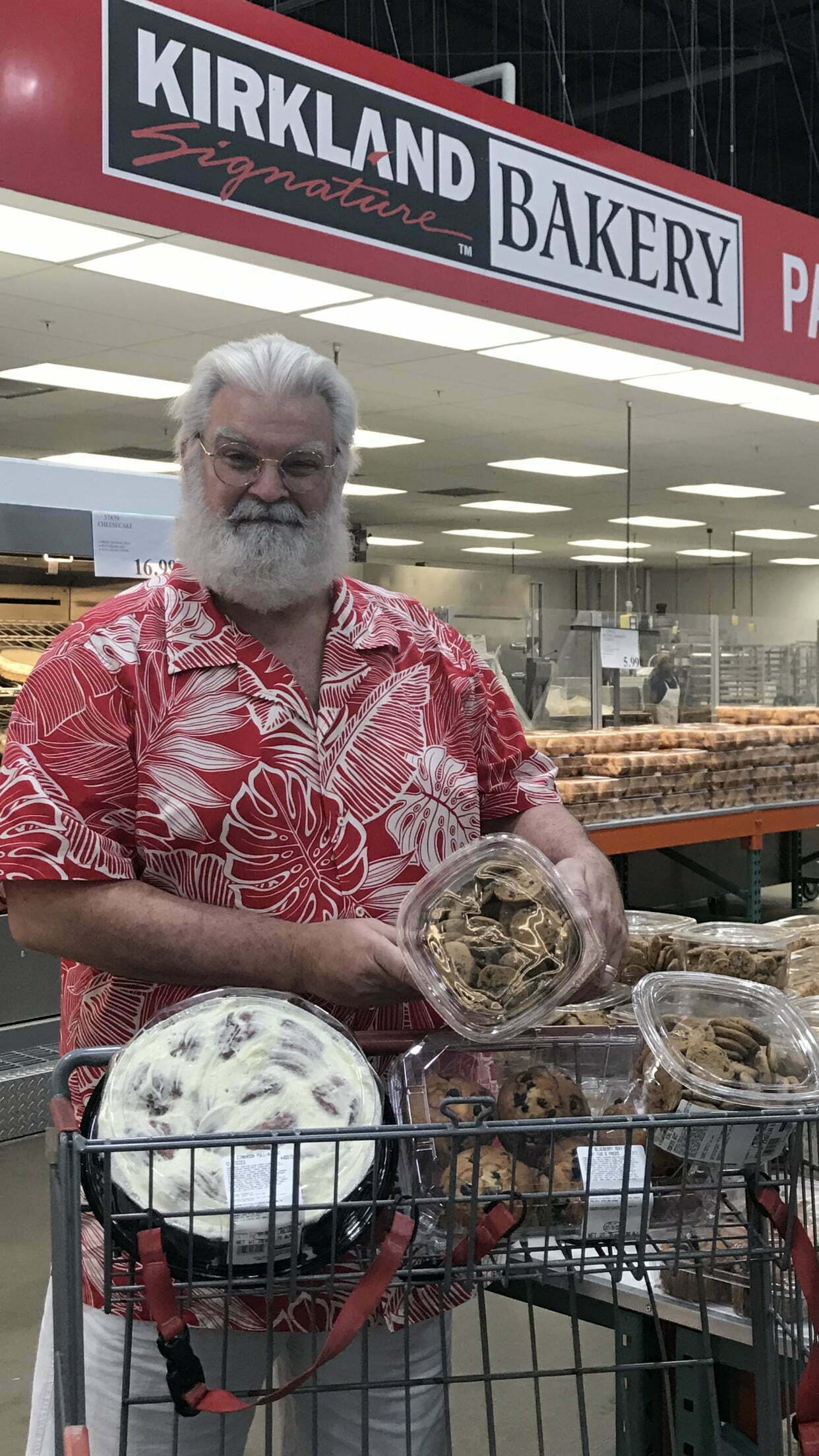 Kingwood Santa with Cookies