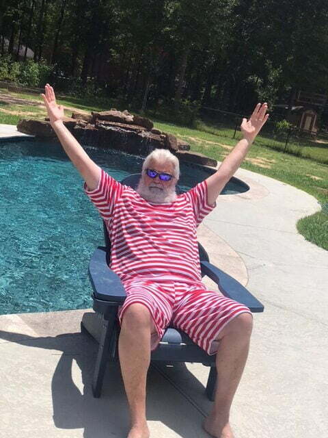 Kingwood Santa at Pool